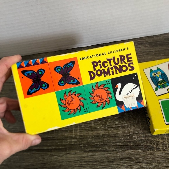 Vtg Picture Dominos and Number Puzzle Sets - Picture 8 of 9